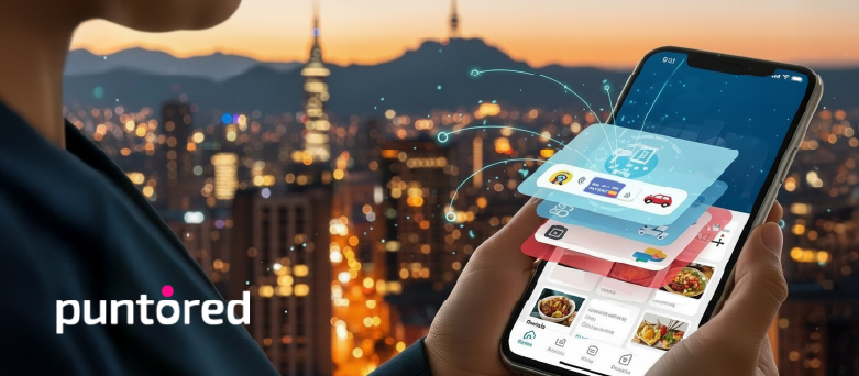 Gráfico representando cómo las súper apps impulsan la transformación digital financiera