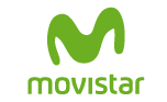 A green logo with black background.