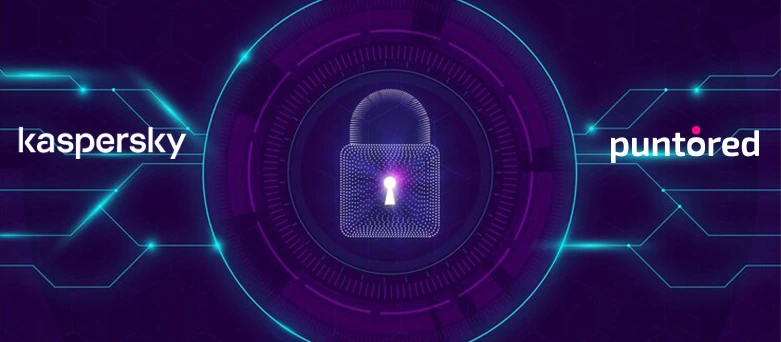 Candado tecnológico que simboliza la seguridad en pagos digitales gracias a la alianza entre Puntored y Kaspersky