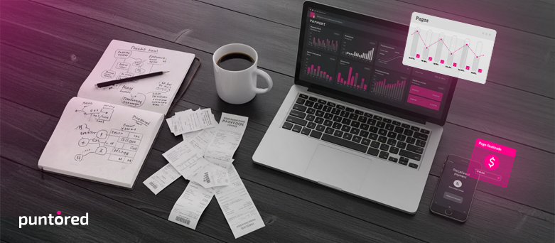 Ilustración de pagos digitales en Colombia con soluciones tecnológicas de PuntaPay